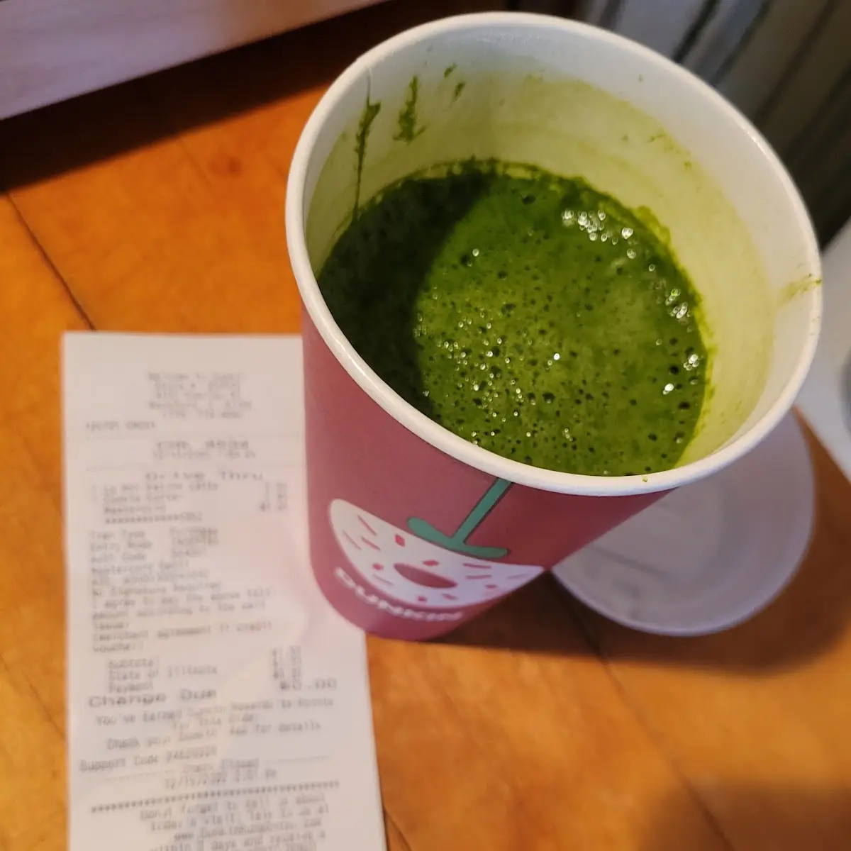 Hot Matcha Green Tea Latte