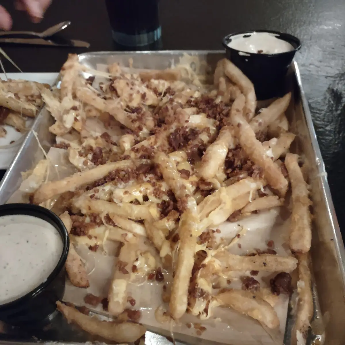 Cheese Fries with Bacon Bits