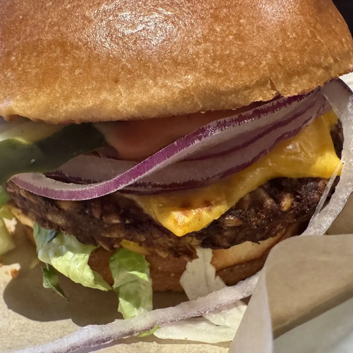 Half-Pound Cheeseburger