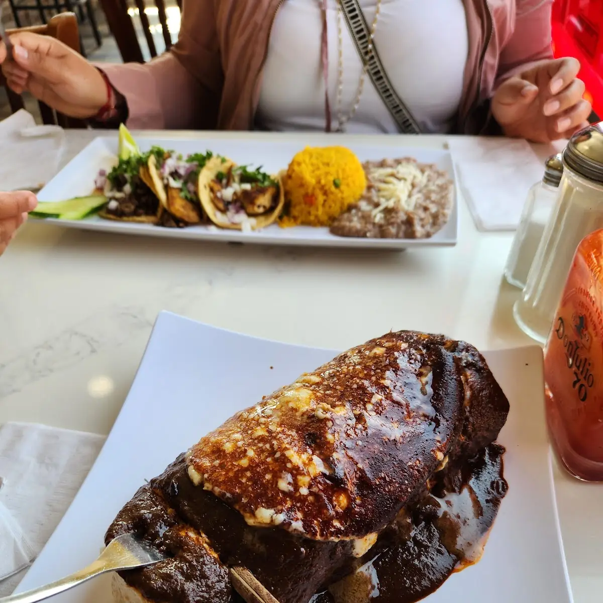 Beef Burrito Mole