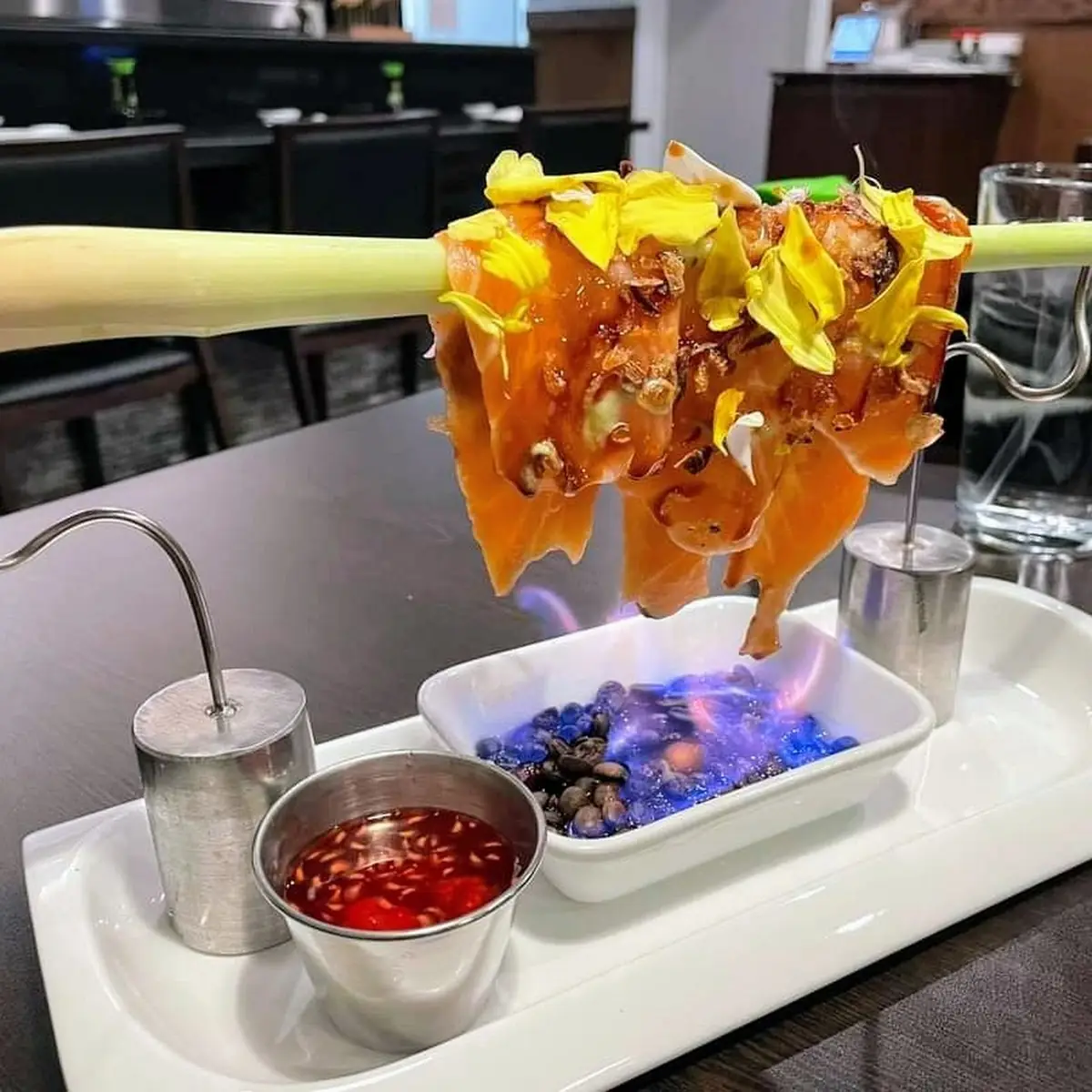 Salmon on Fire