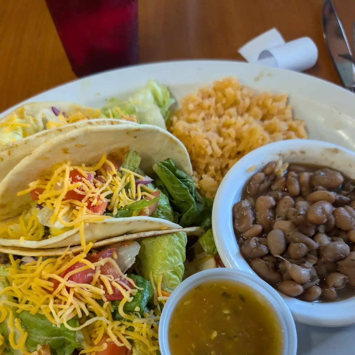 Beef Taco Plate