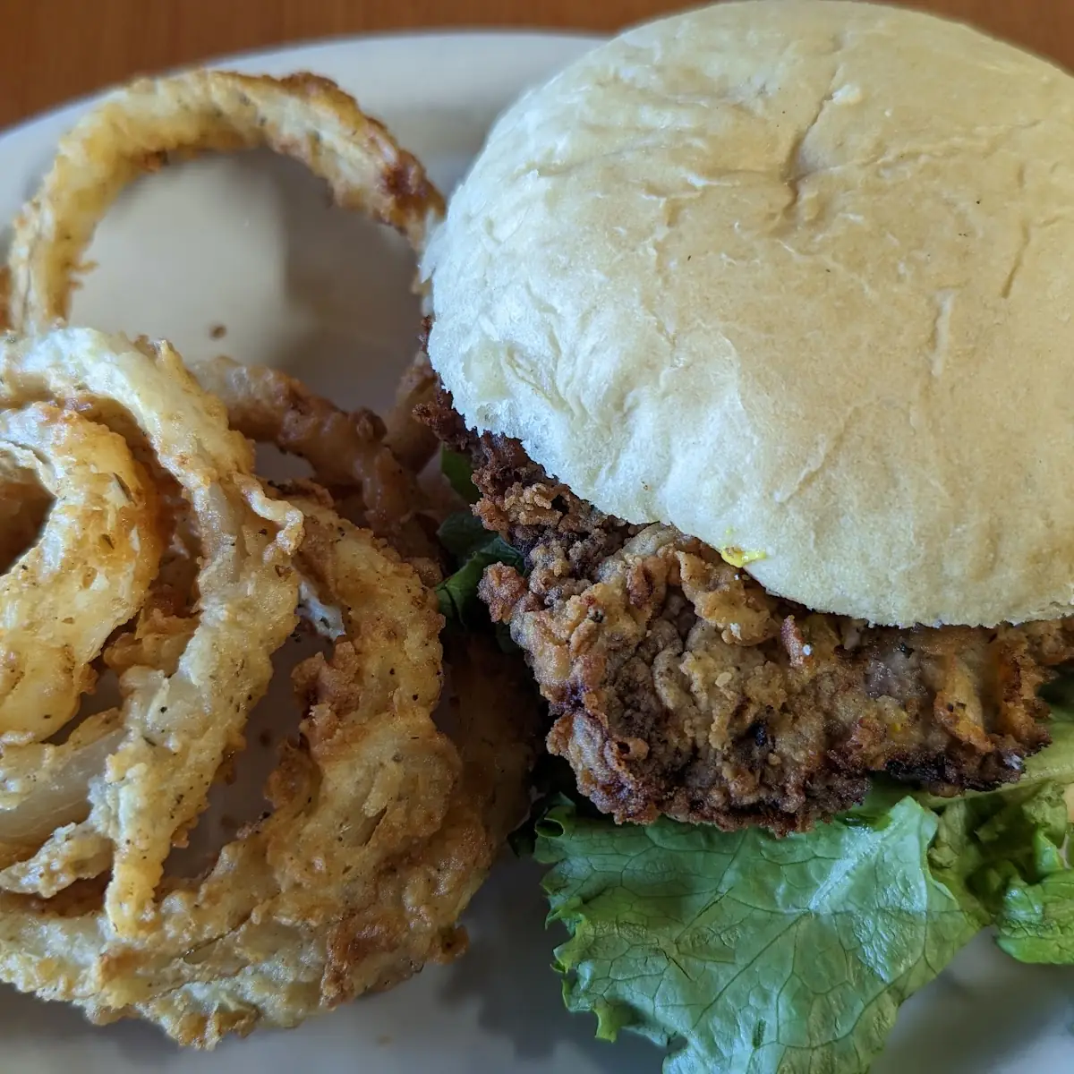 Chicken Fried Steak and Onion Rings