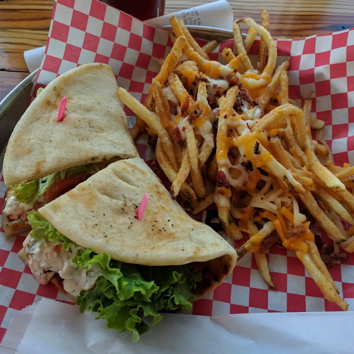 Cheese Quesadilla & Fries