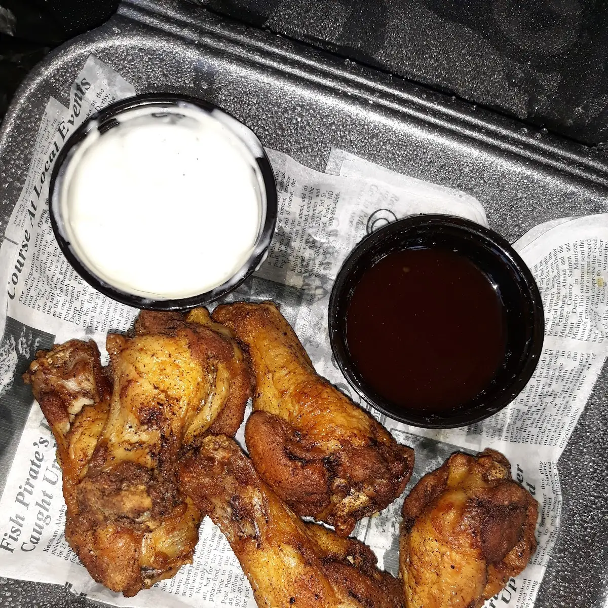 Alitas Blue Cheese BBQ