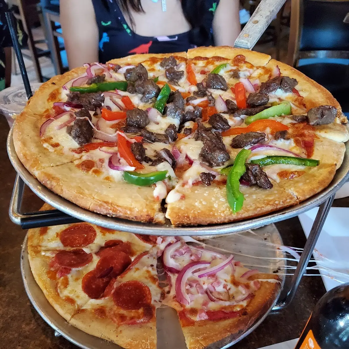 Gaucho Pizza & Pepperoni with Onions