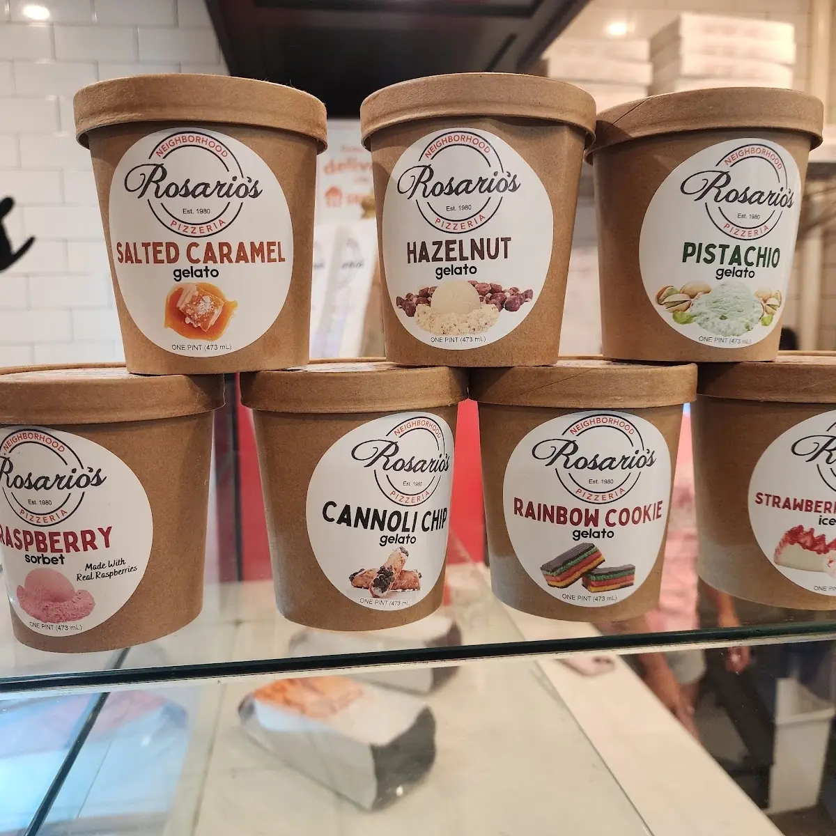 House Made Gelato Flavors