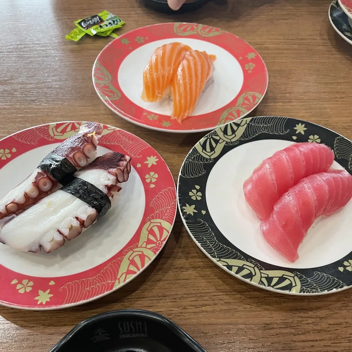 Salmon Sake Red Plate