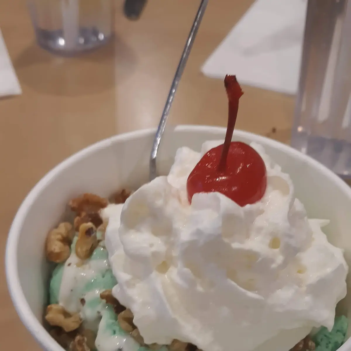 Mint Chocolate Chip Sundae