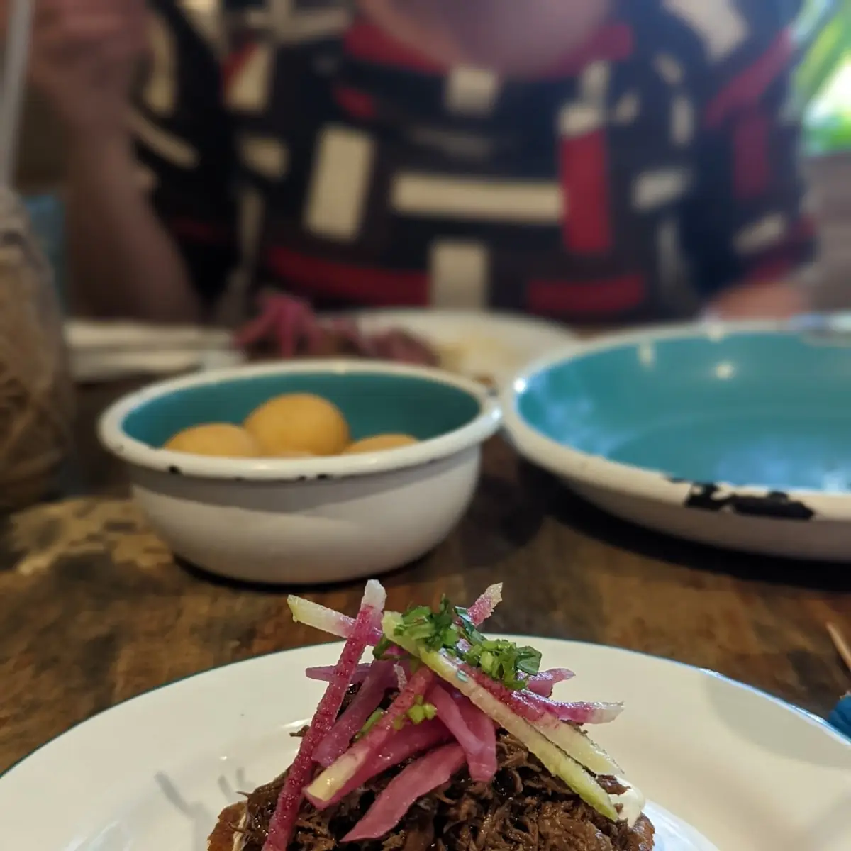 Black Bean and Avocado Tostones