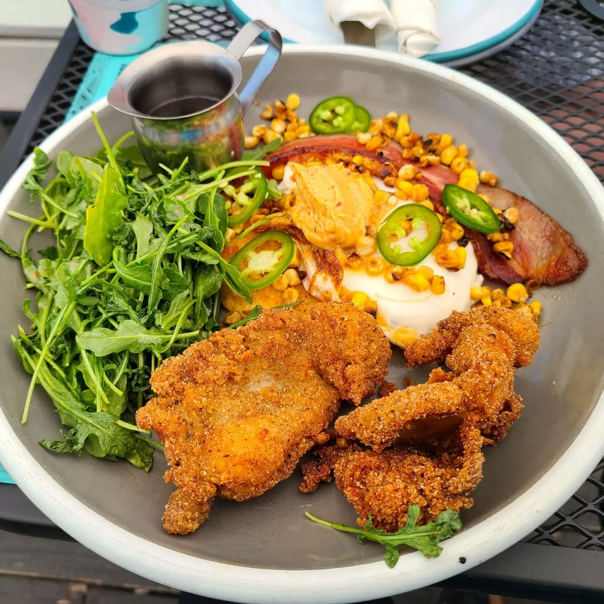Fried Chicken & Cachapa