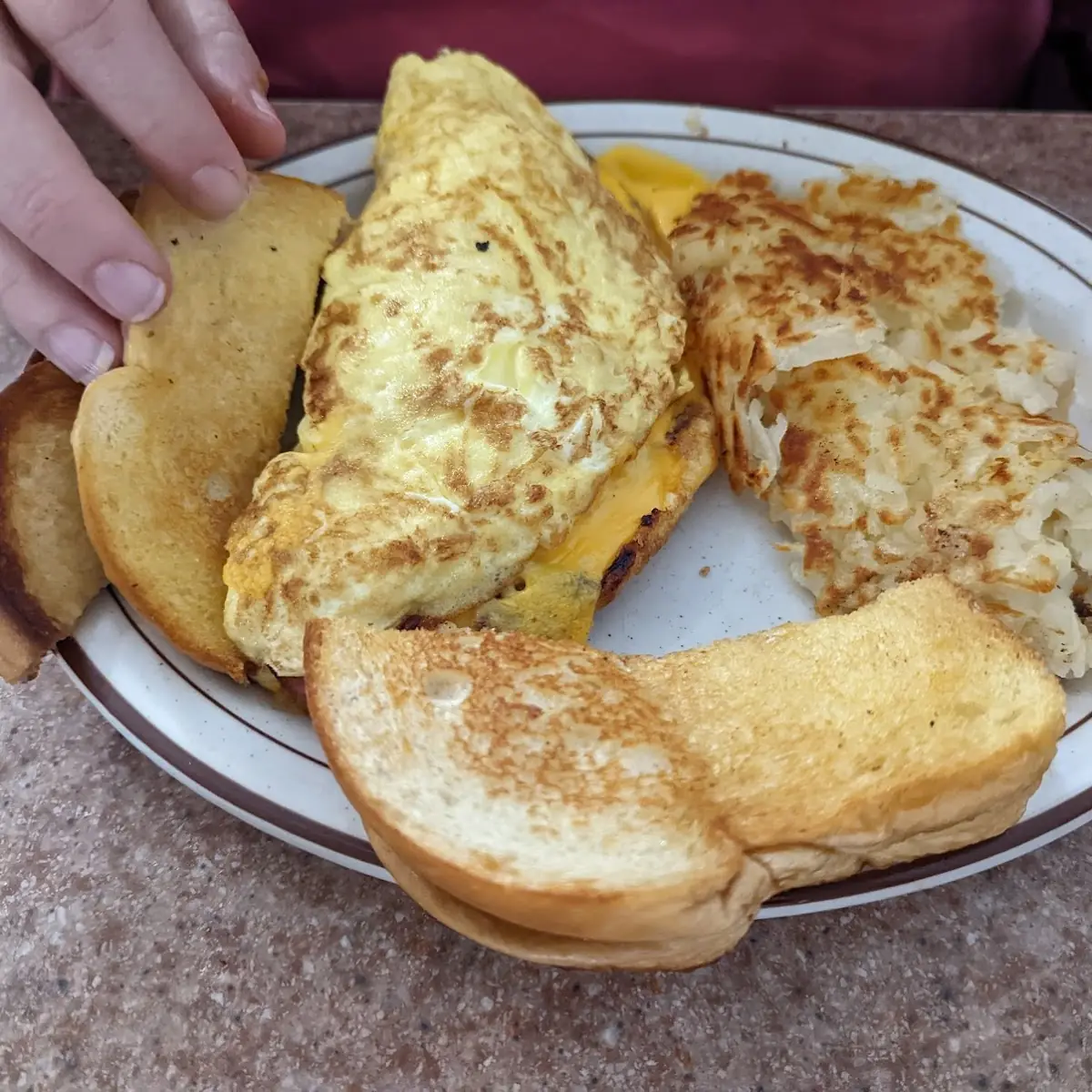 Ham and Cheese Omelette