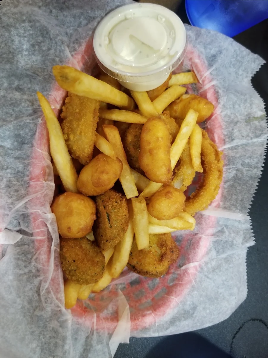 Onion Rings Fried Pickles