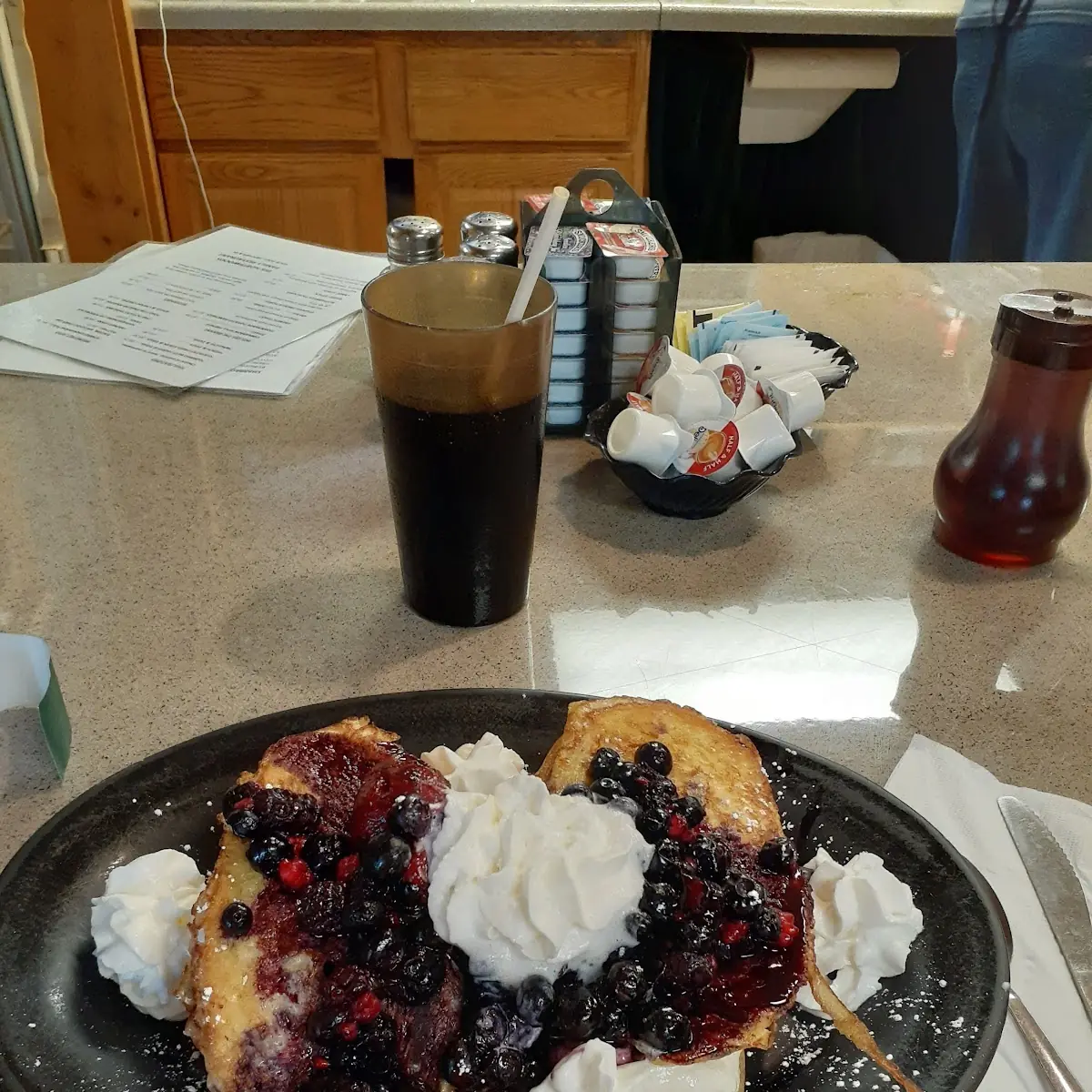 Stuffed French Toast with a Berry Blast
