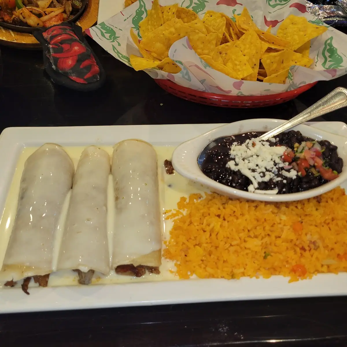 Chicken Quesadilla Rice N Beans