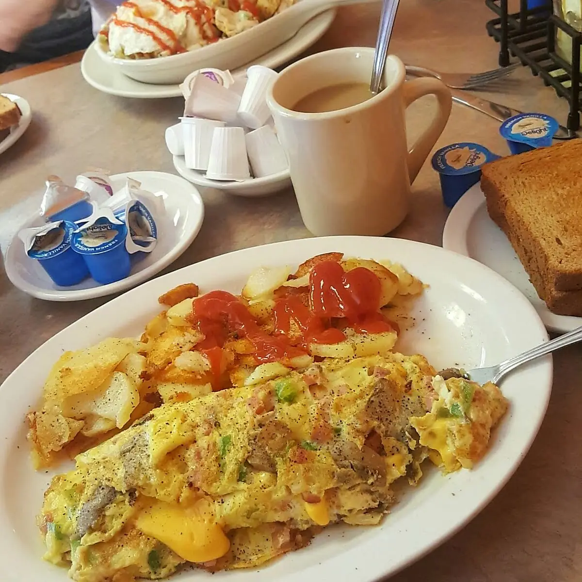 Western Omelet with Homefries