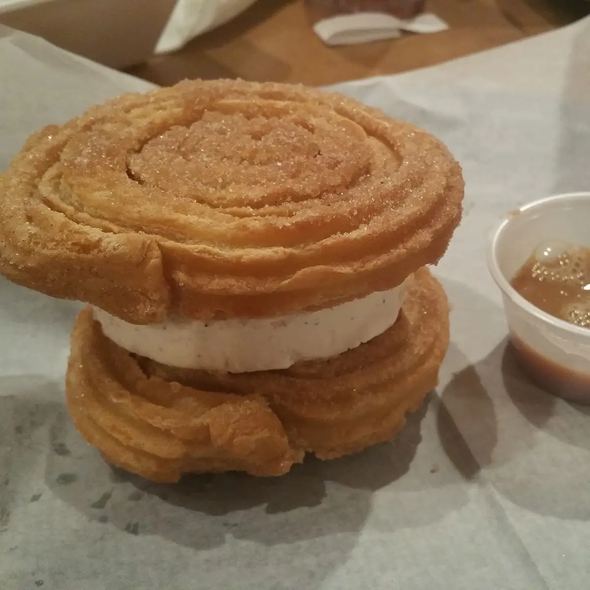 Churro Ice Cream Sandwich