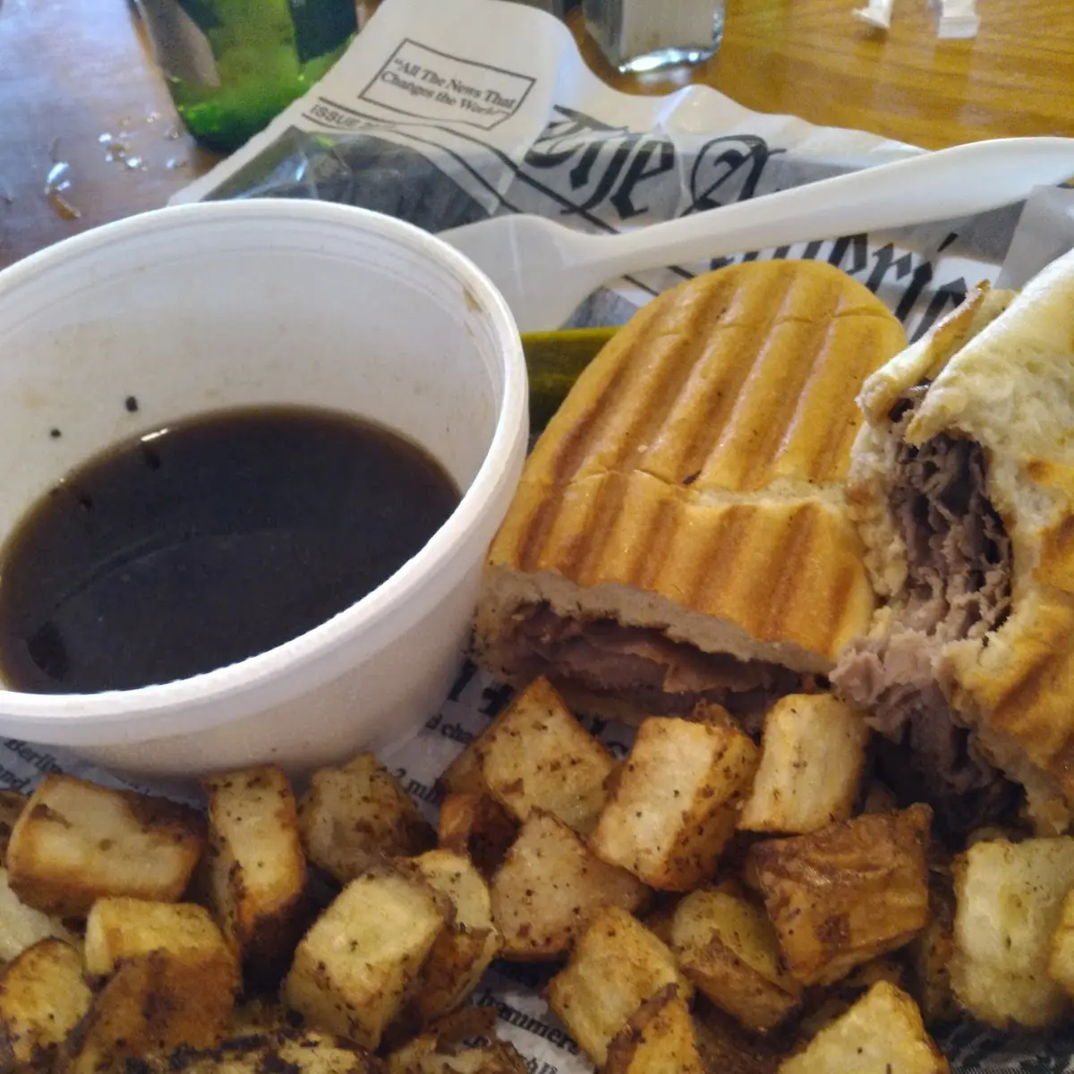 French Dip with Tater Bites