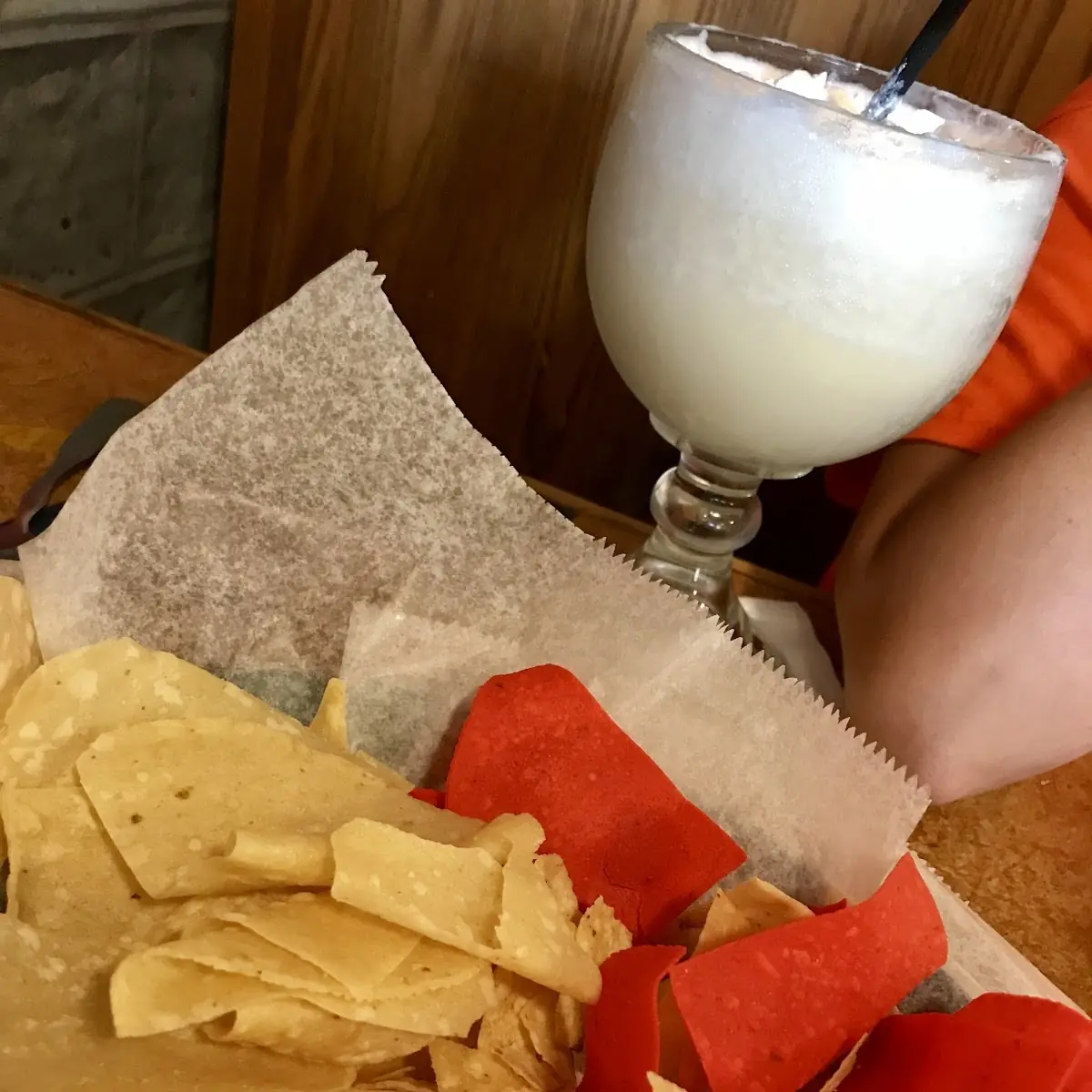 Fresh Chips and Pina Colada