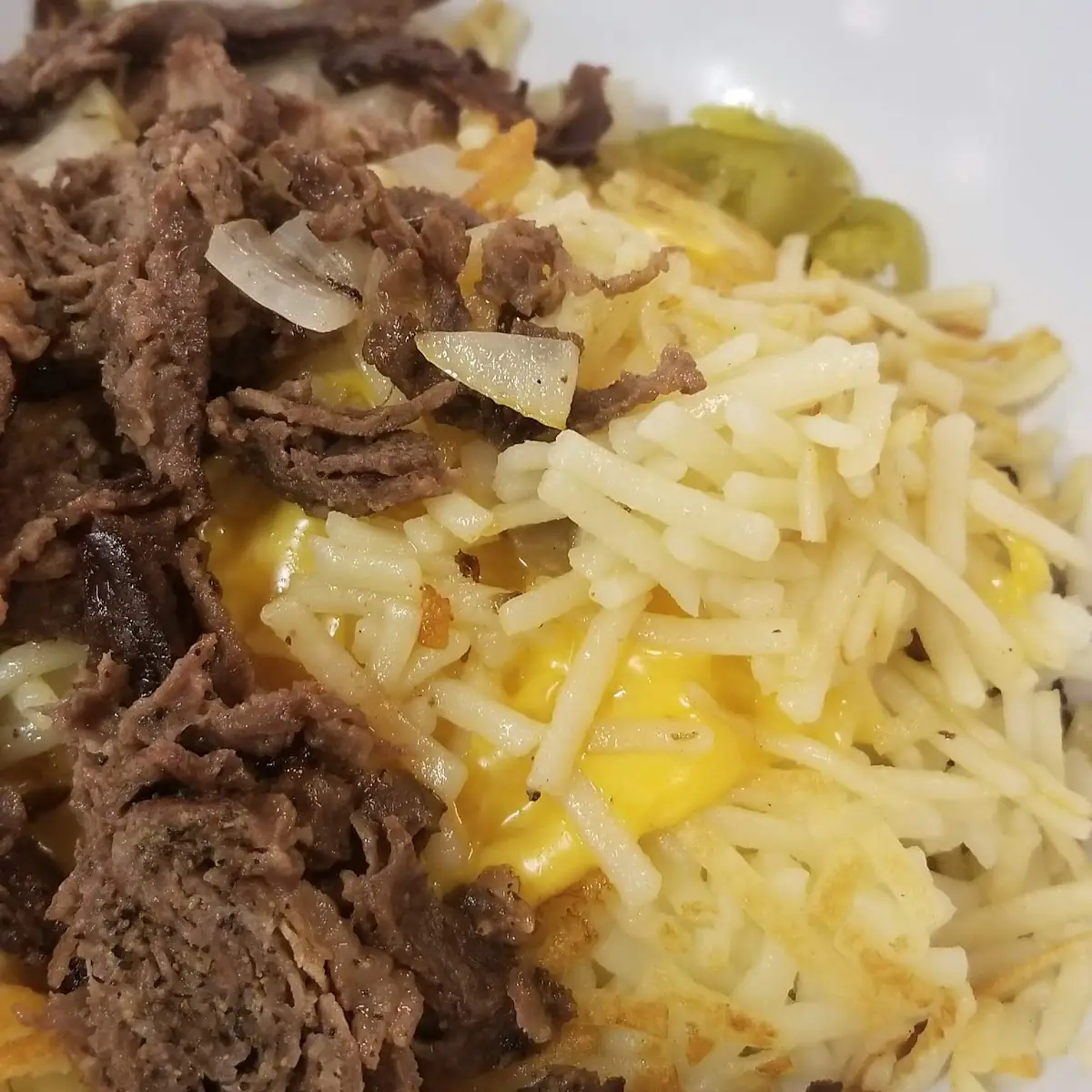 Steak and Hash Browns Loaded