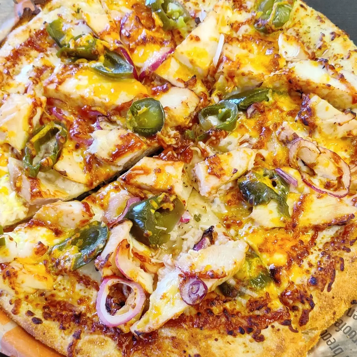Chicken Pizza with Jalapeno