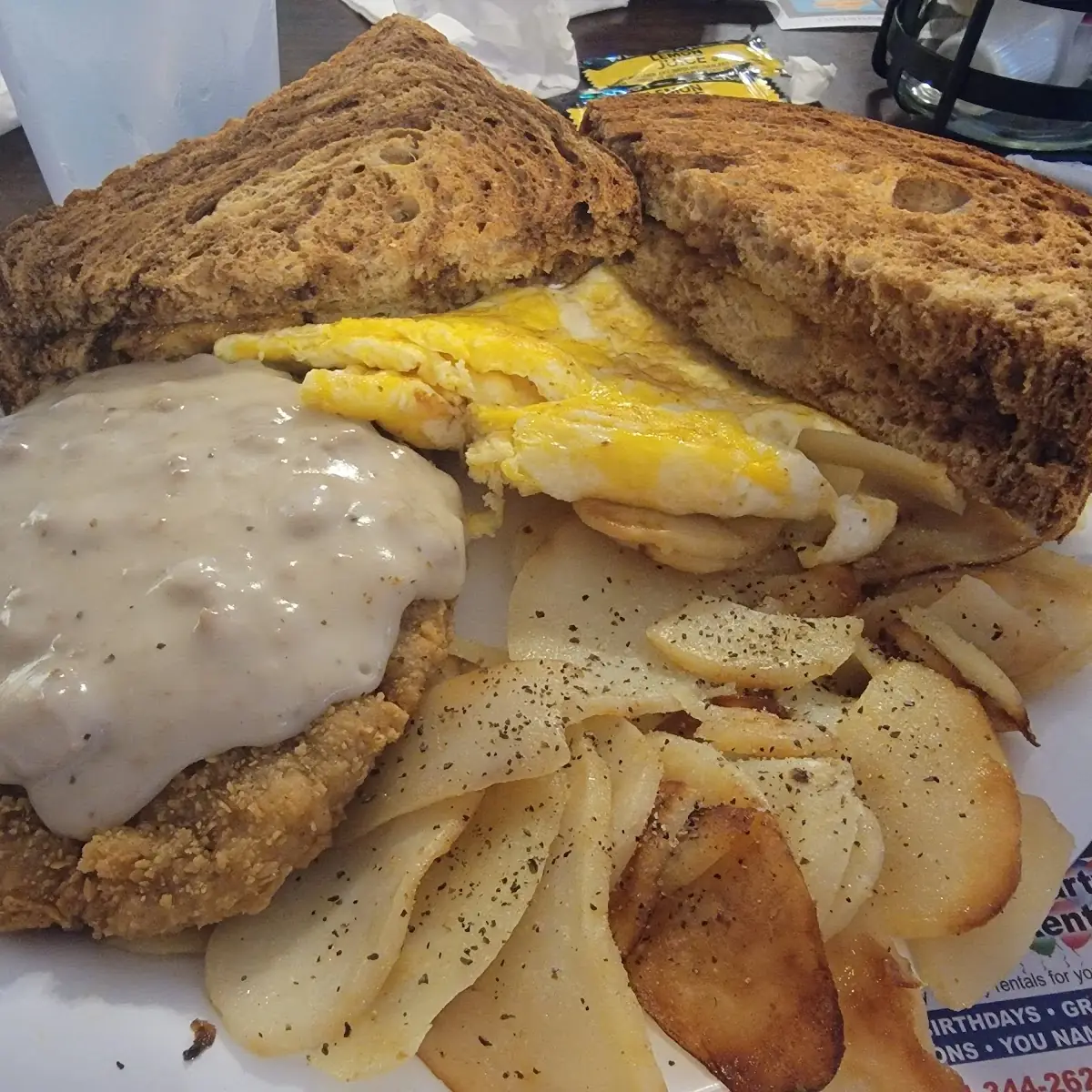 Country Fried Steak Breakfast