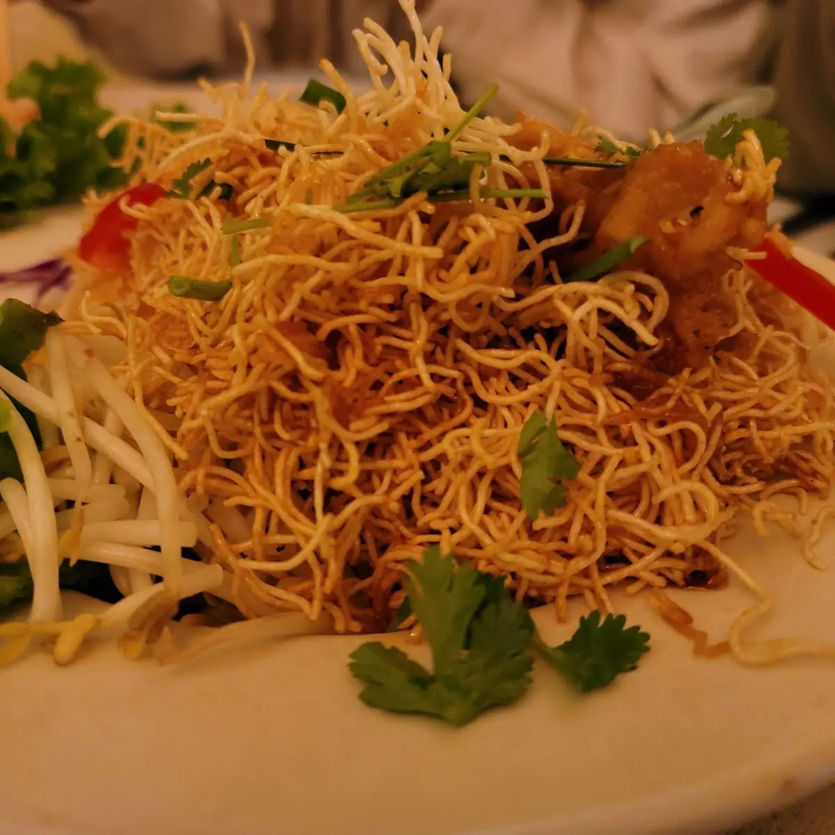 Mee Krob Chicken Shrimp