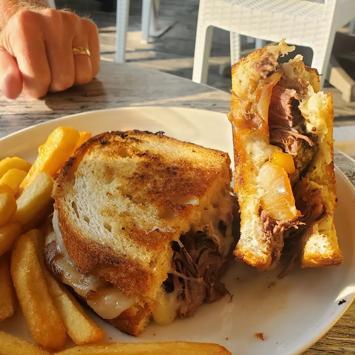 Short Rib Grilled Cheese