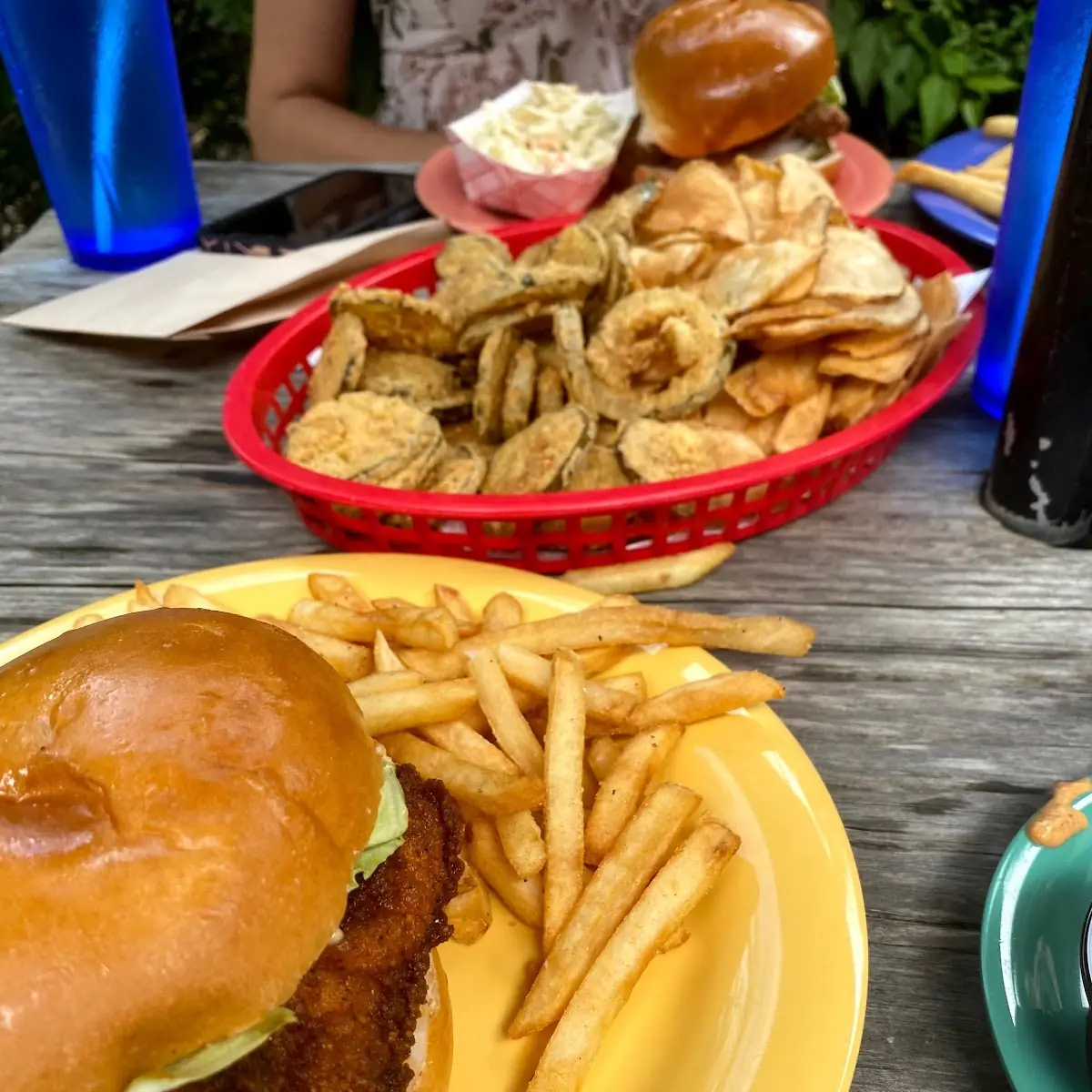 Fish Sandwich and Fries