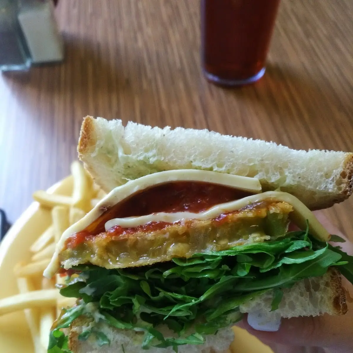 Fried Green Tomato Salad