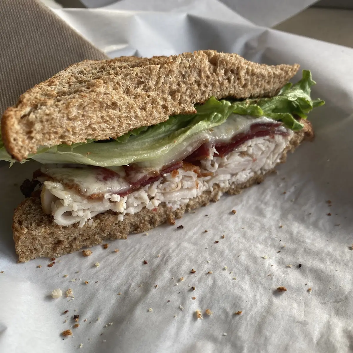 Smoked Turkey Goddess Sandwich