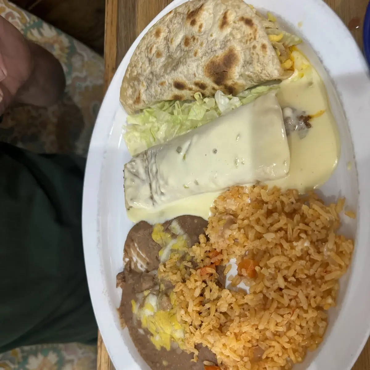 Tamale and Enchilada Plate