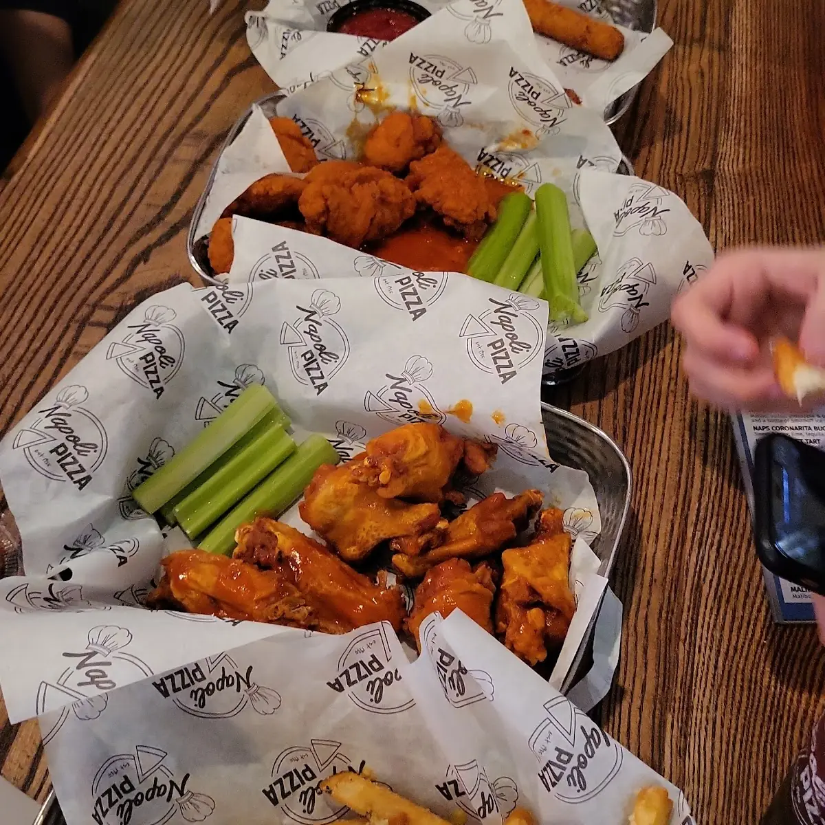 Bone in Wings & Boneless Buffalo Wings