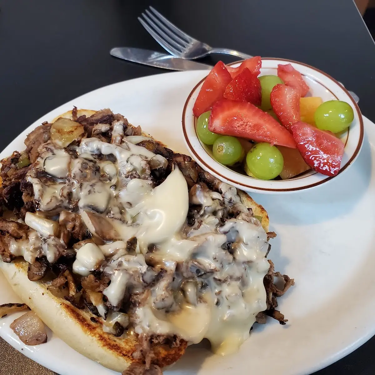 Ultimate Open Face Roast Beef Sandwich