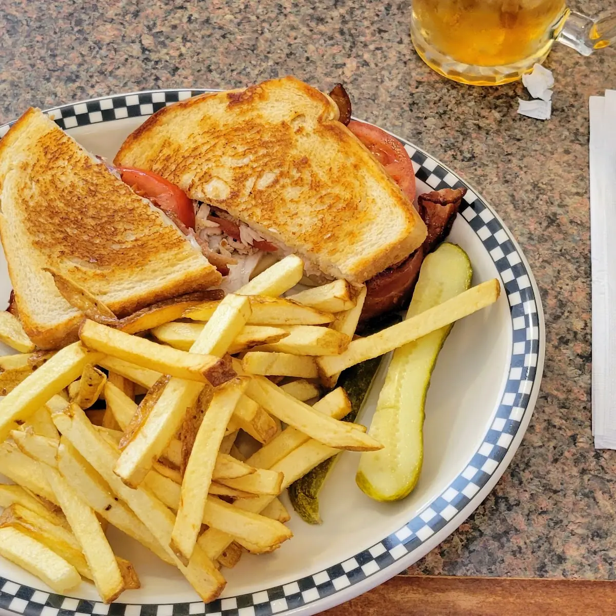 Grilled Cheese and Fries