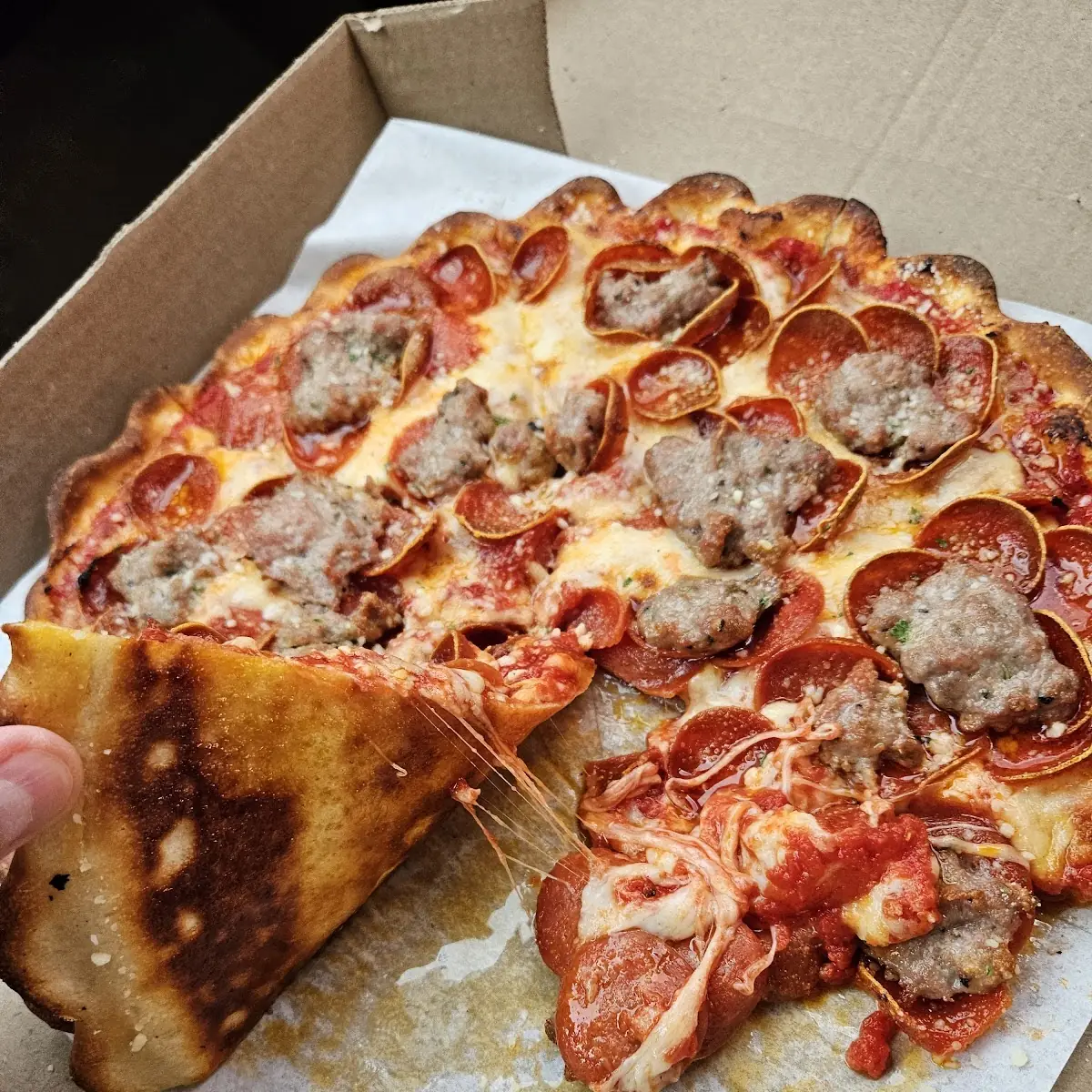 Old World Pepperoni & Sausage Pizza