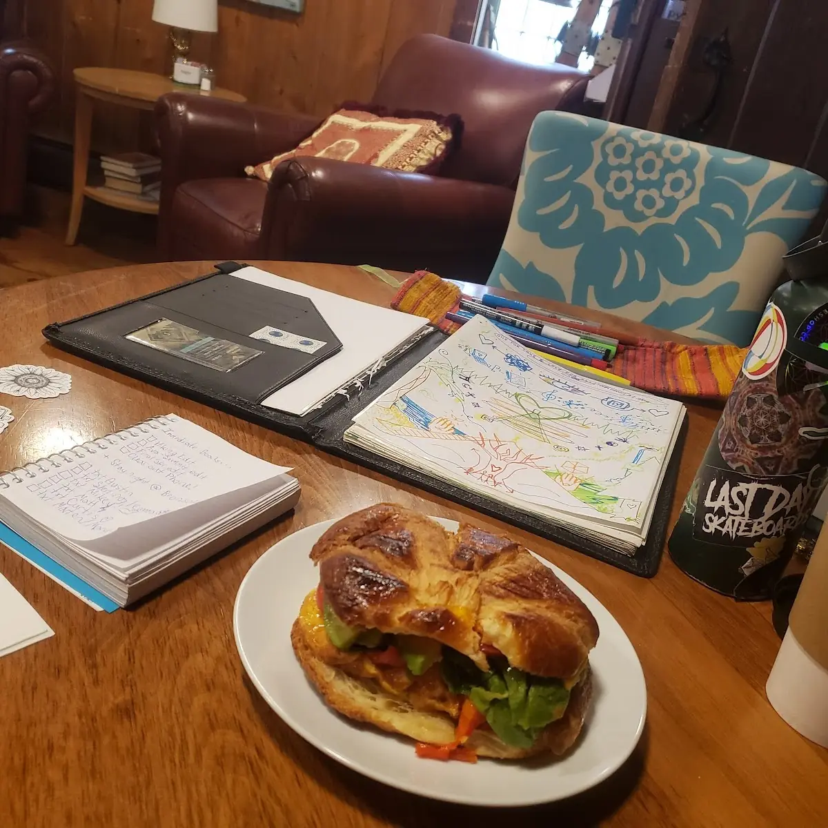 Veggie Breakfast Sandwich on Croissant