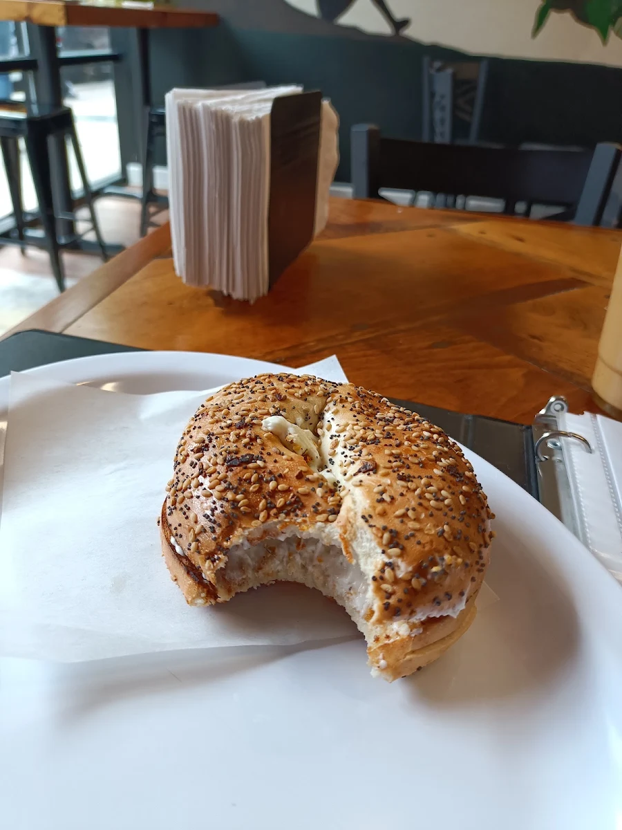 Everything Bagel with Cream Cheese