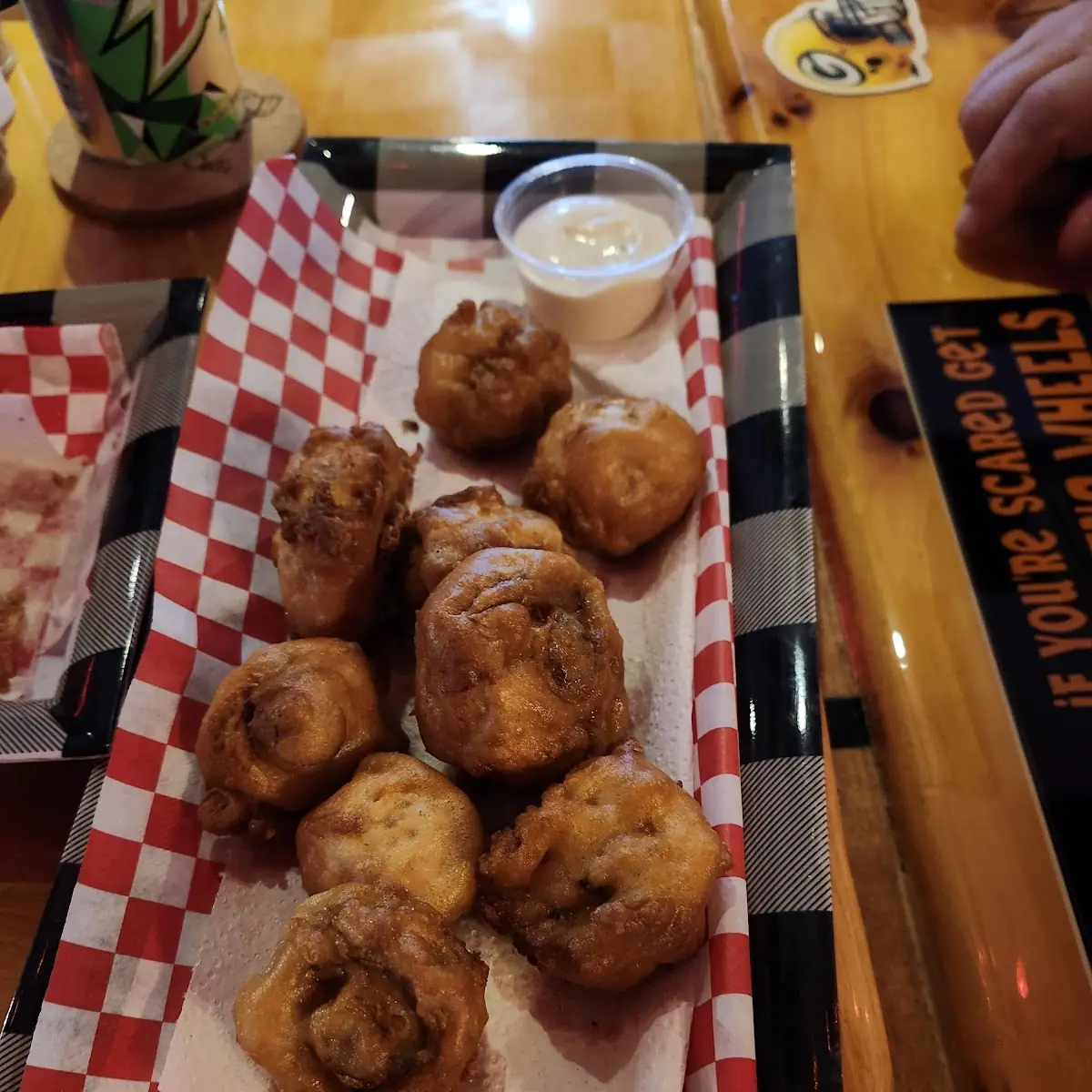 Lightly Breaded Mushrooms