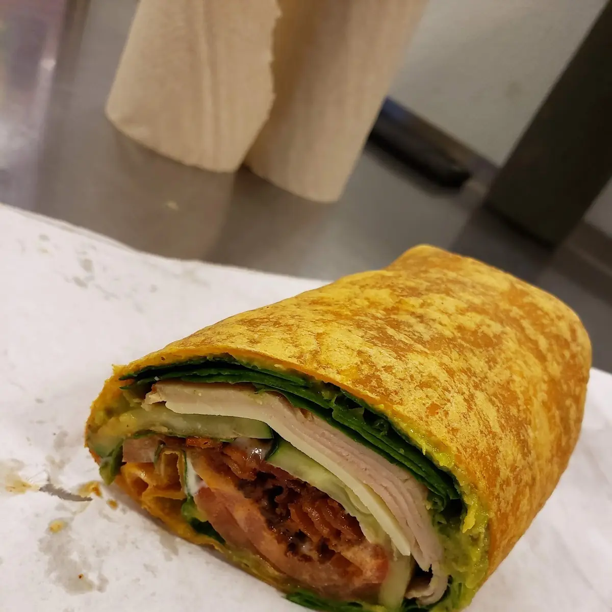 Turkey Bacon Guac Wrap
