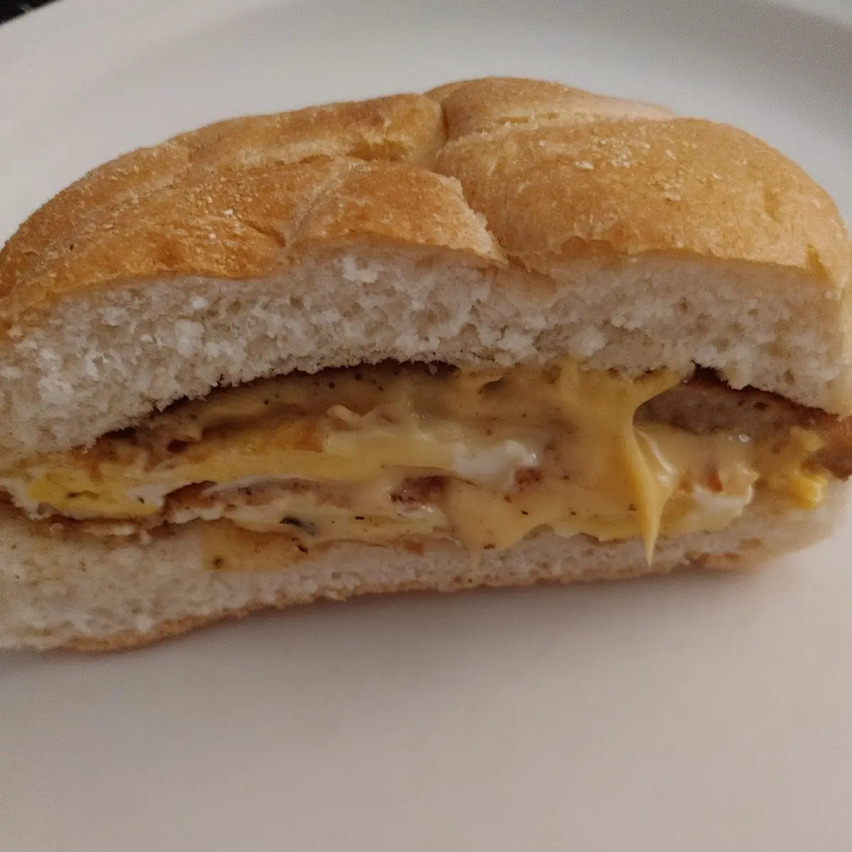 Sausage Egg and Cheese Sandwich