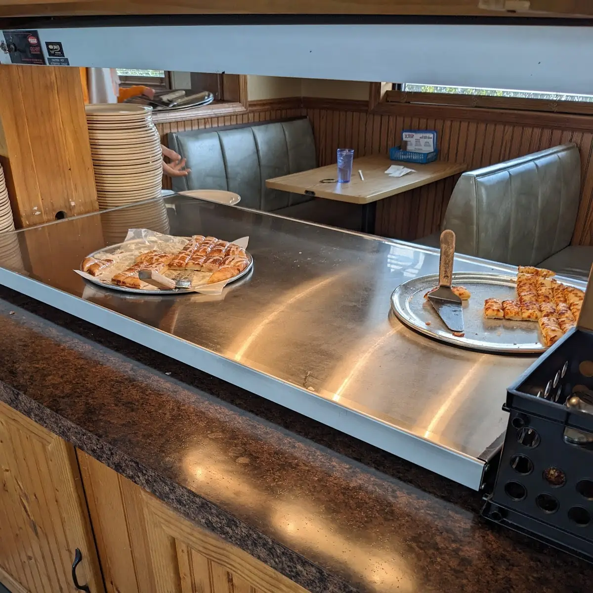 Empty Pizza Buffet