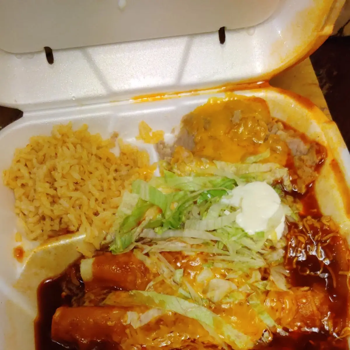 Combo 11 Beef Taco & Enchilada
