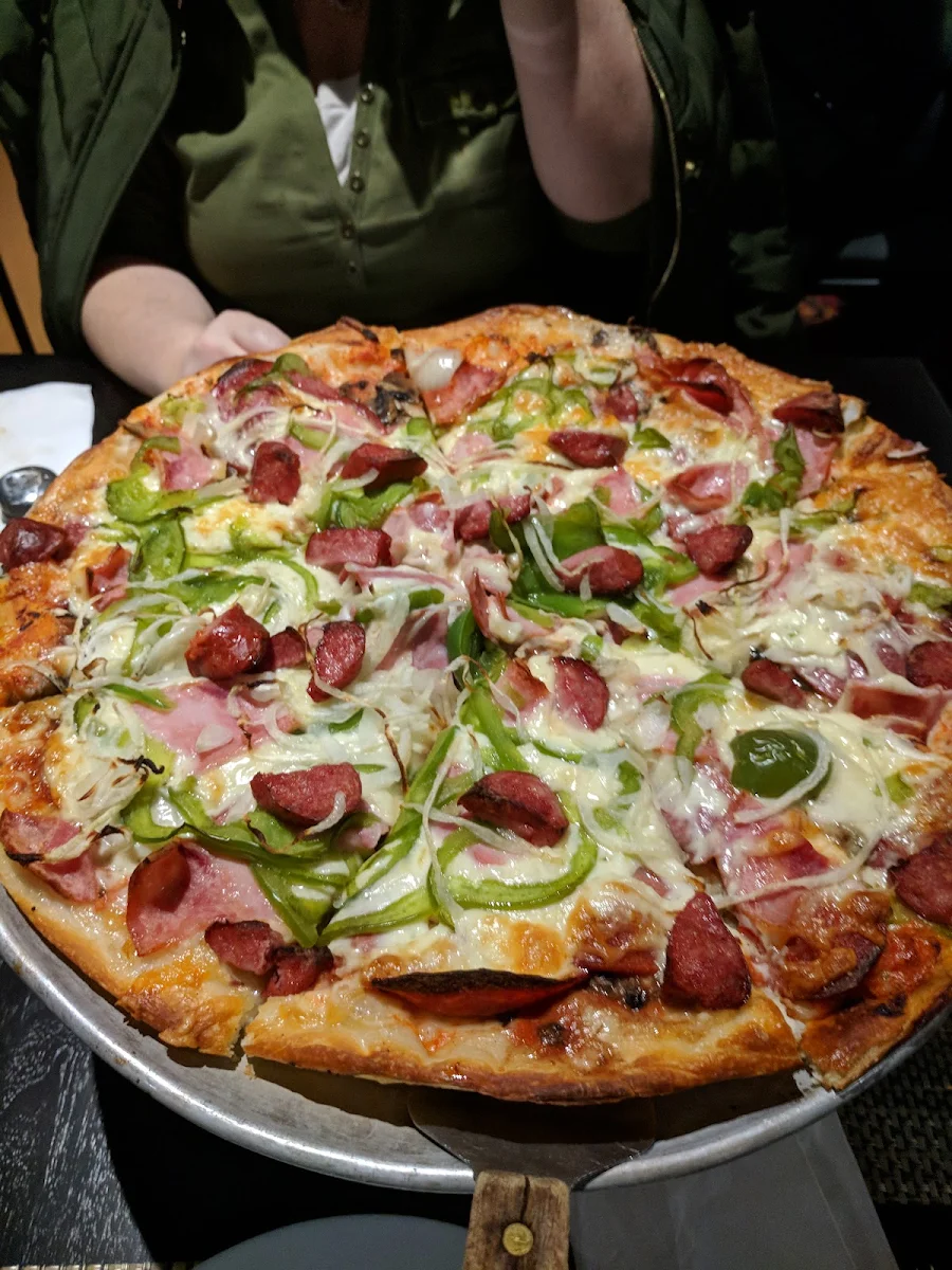 Chicken Parmigiana Pizza, Paradise Restaurant