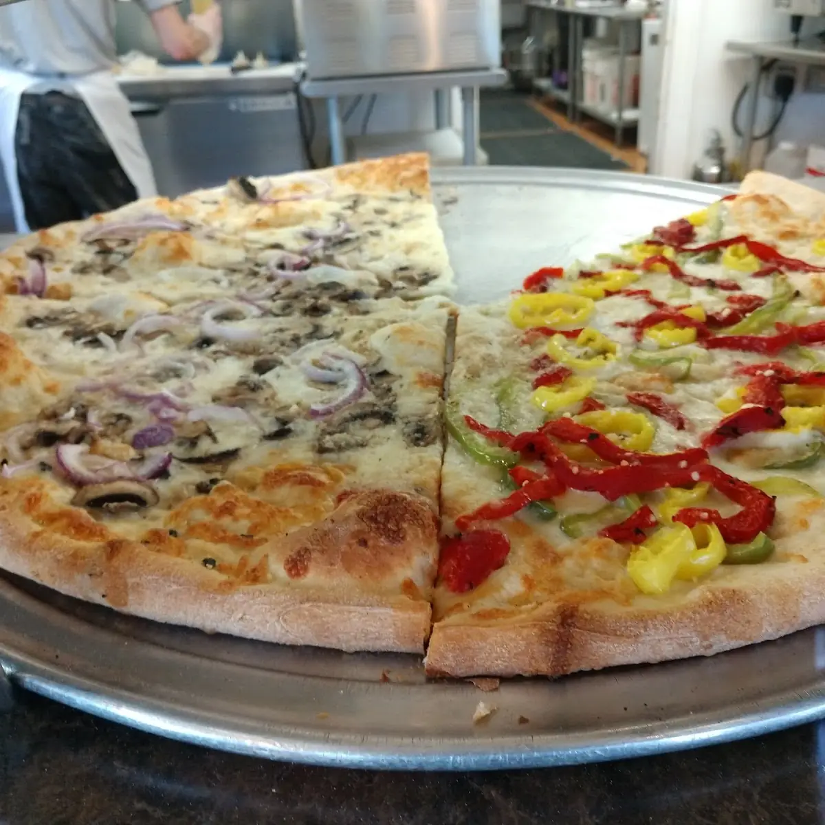 Vegetarian Pizza Slices
