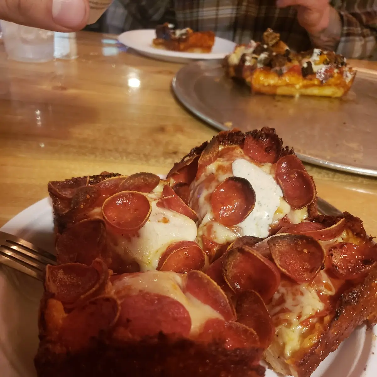 Detroit Style Pepperoni Pizza