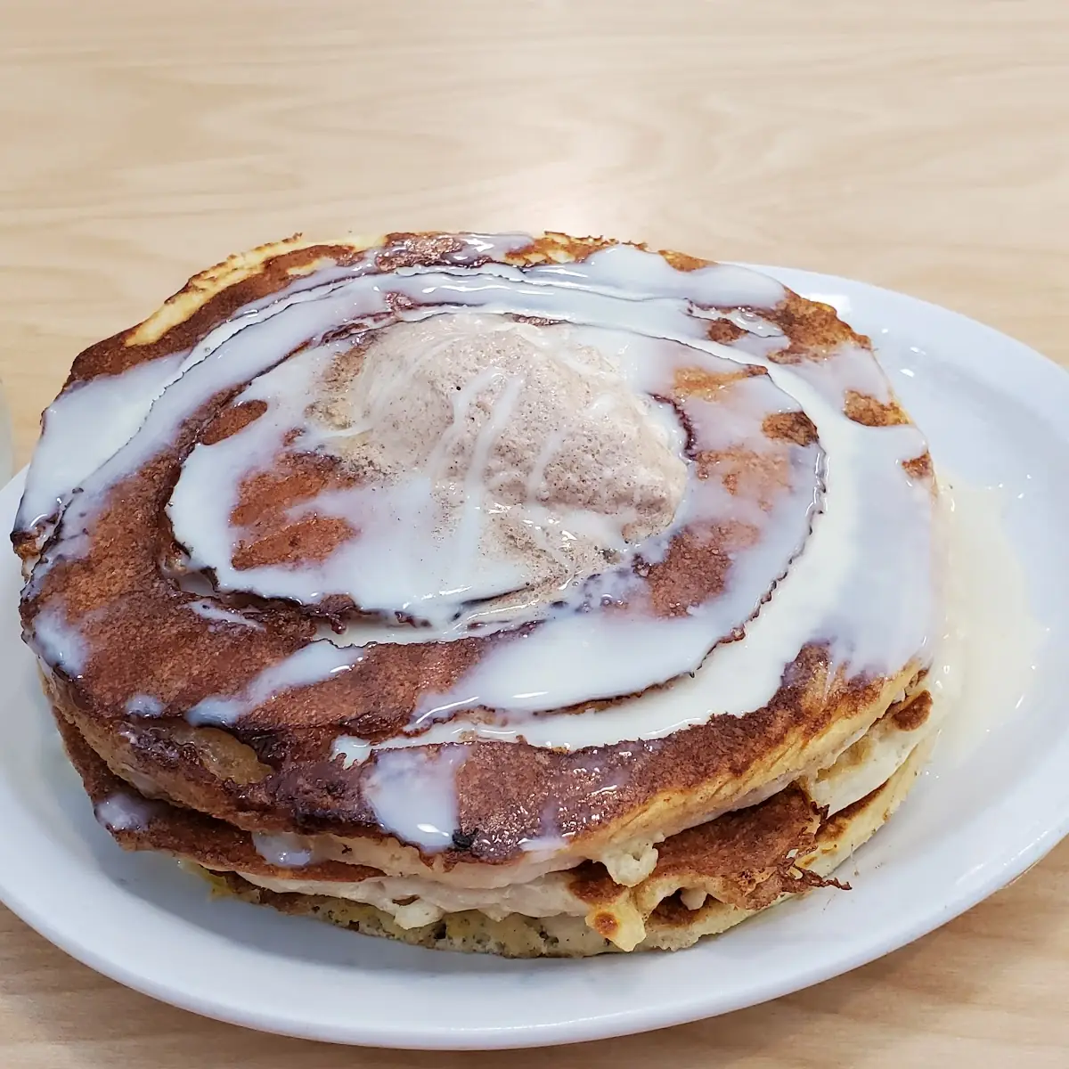 Cinnamon Roll Pancakes