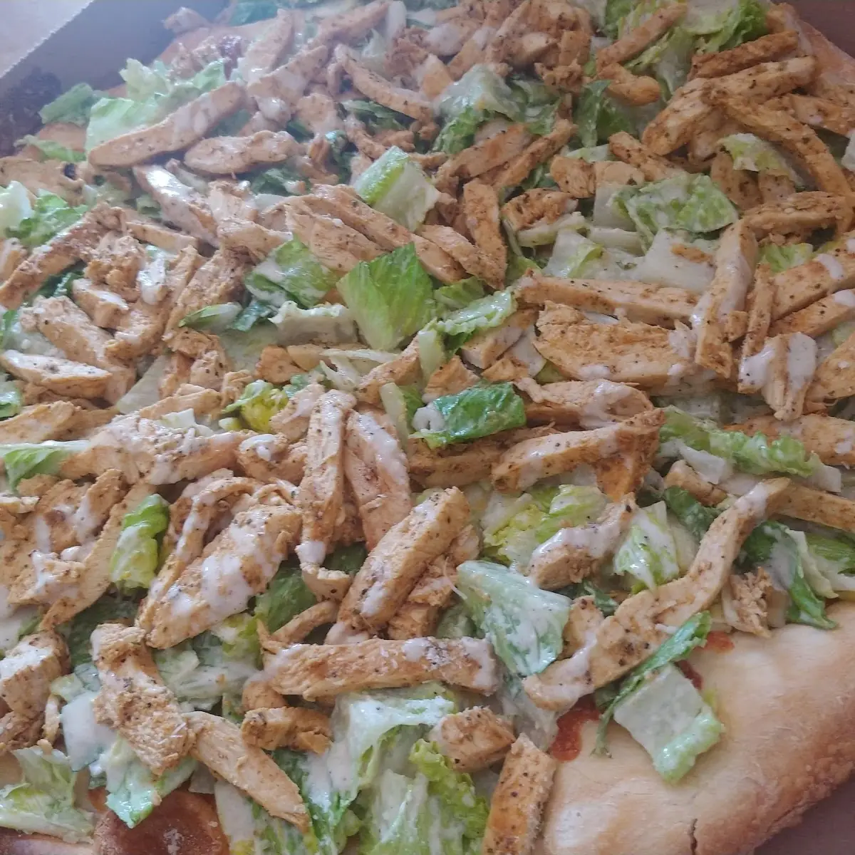 Chicken Caesar Pizza