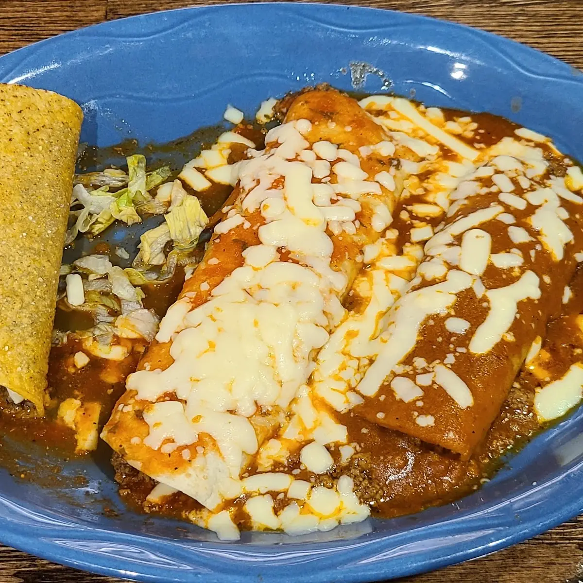 Combo 6 -Beef Taco Burrito Enchilada