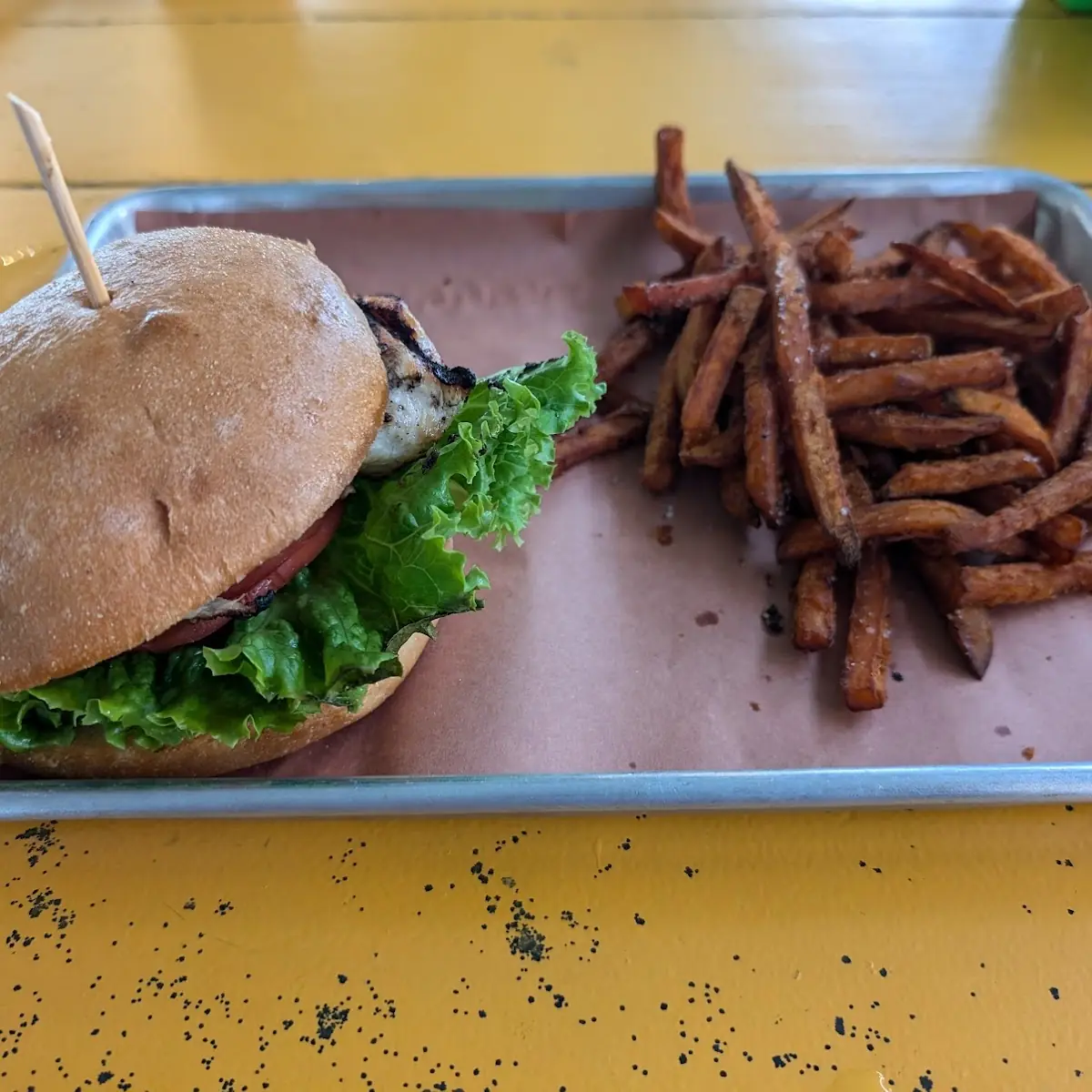 Cheese Burger with Fries